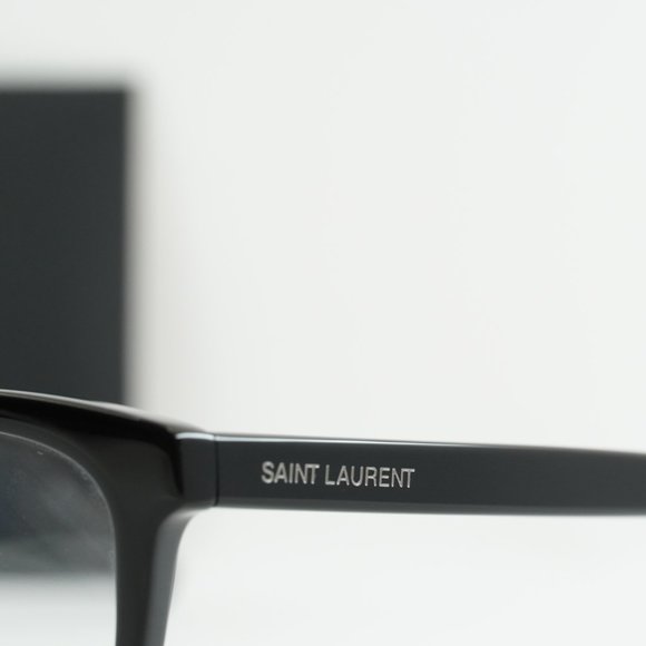 💯 NEW SAINT LAURENT SL504 001 WOMENS BLACK EYEGLASSES - Picture 7 of 11